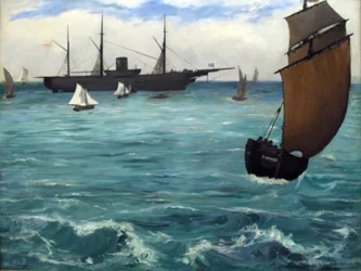 Le Kearsarge à Boulogne